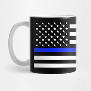 Thin Blue Line Flag Mug